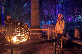Mary Berry visited The Enchanted Forest in Perthshire filming her festive special Mary Berry’s Highland Christmas.