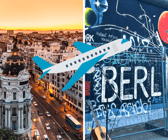 Where will you fly next? Cr: Getty Images/Canva Pro