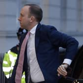 Former Health Minister Matt Hancock arrives to give evidence for the second time at the covid inquiry on November 30, 2023 in London, England. (Photo by Dan Kitwood/Getty Images)