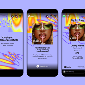 Users can only view their Spotify Wrapped story for a limited period of time. Image: Spotify
