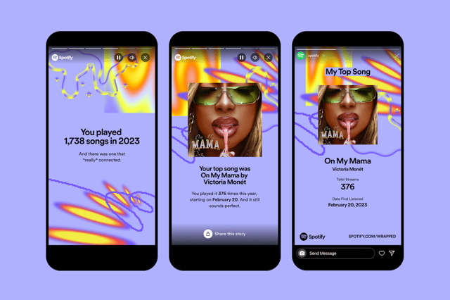 Users can only view their Spotify Wrapped story for a limited period of time. Image: Spotify