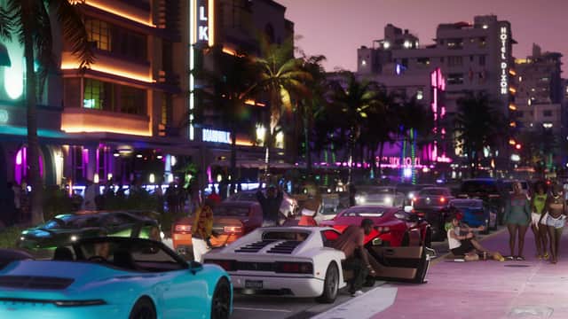 Screen grab from Grand Theft Auto VI trailer. Picture: Rockstar Games