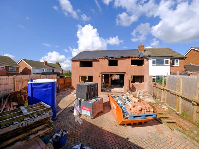 The home in Sandringham Avenue in Walsall which was built without planning permission - and must now be torn down Picture: SWNS