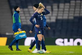 Scotland Women stars took to social media after their 6-0 loss to England. Cr. SNS Group.