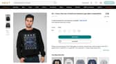 The "offensive" Pan Am jumper being sold by Next. 