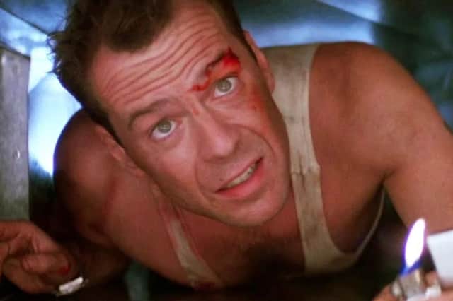Bruce Willis stars in Die Hard.
