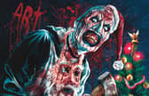 Art The Clown is back for more - and this time its Christmas themed. Cr: Cineverse.