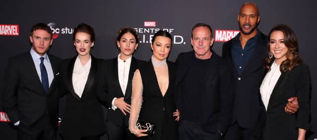 The cast of Agents of Shield. Image: Getty