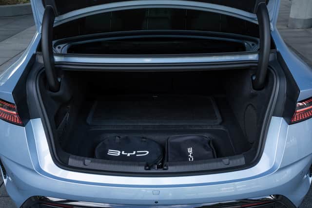 The Saloon configuration and narrow boot aperture sacrifices some practicality Credit BYD uk