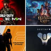 Some of the Steam games that have attracted the most players during 2023.