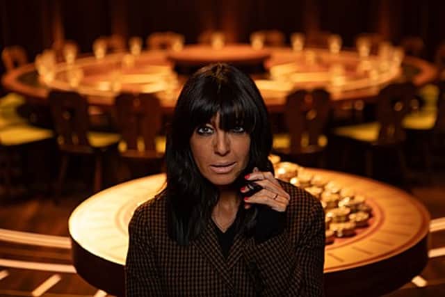 Claudia Winkleman returns to host season two of The Traitors.