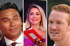 Some of the stars of the latest series of Dancing on Ice.