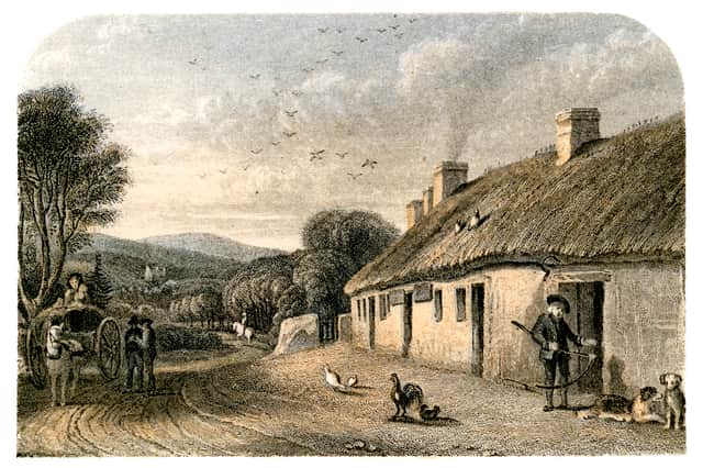 The birthplace of Robert Burns, Alloway, South Ayrshire, Scotland. 