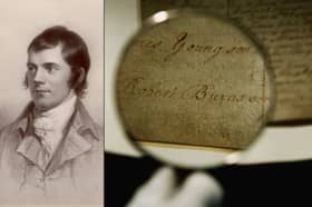 Robert Burns is one of Scotland's most famous figures. 