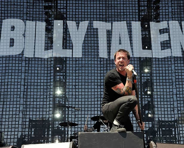 Billy Talent will headline Glasgow Barrowlands in the summer. Cr. Getty Images.