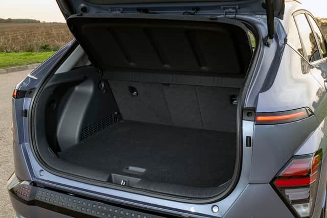 The 466-litre boot expands to 1,300 litres when the seats are dropped down. Credit: Hyundai UK