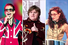 Three of the 10 Scottish artists who have won a Brit Award.