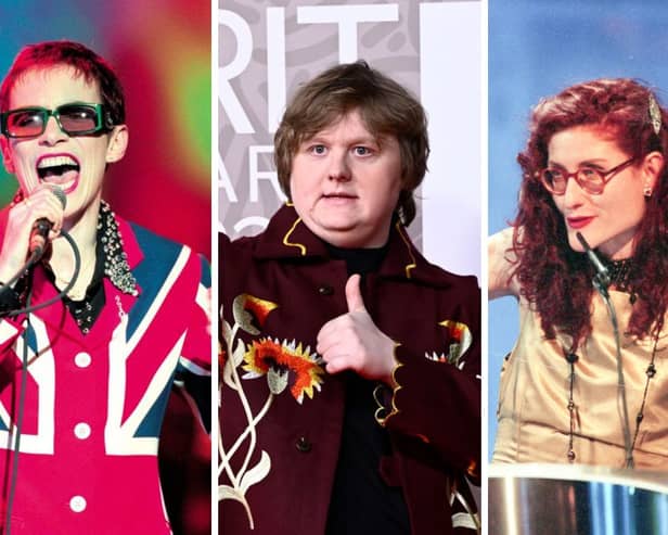 Three of the 10 Scottish artists who have won a Brit Award.