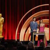 Jack Quaid and Zazie Beetz announcing the Oscar nominations.
