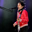 Matt Bellamy of Muse perfoming on the main stage at the Radio 1 Big Weekend in Dundee in 2006.