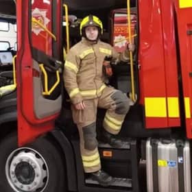 Firefighter Barry Martin, 38, who died on January 27, 2023, following the serious injuries he sustained during a large-scale fire at the former Jenners building in Edinburgh earlier that week.  