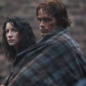 Caitriona Balfe and Sam Heughan in Outlander
