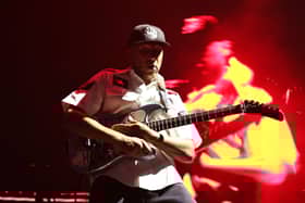Tom Morello has been added to the Download Festival line up. Cr. Getty Images.