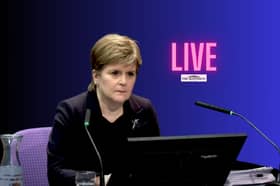 Former Scottish First Minister Nicola Sturgeon gives evidence at the UK Covid Inquiry