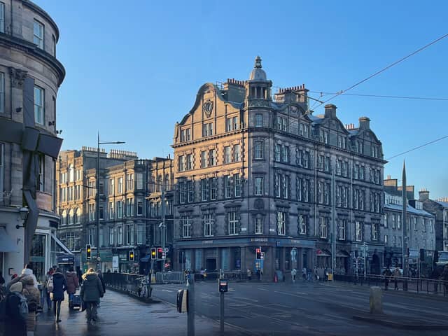 The front of the Shandwick Place site as it is now