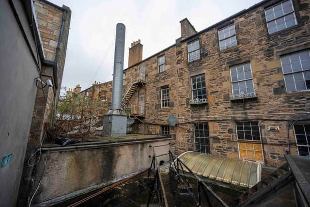 The current area between buildings will be converted into a courtyard