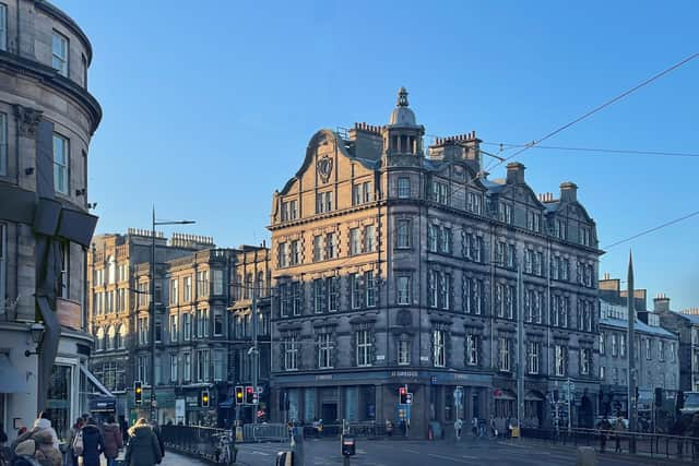 The existing site at Shandwick Place