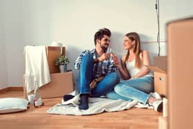 Celebratory smiles all round, now it’s time to unpack all of the potential problems endangering your shared love nest. Picture: AdobeStock
