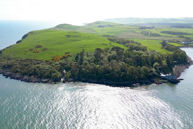 An aerial shot of the The Old Lifeboat Station