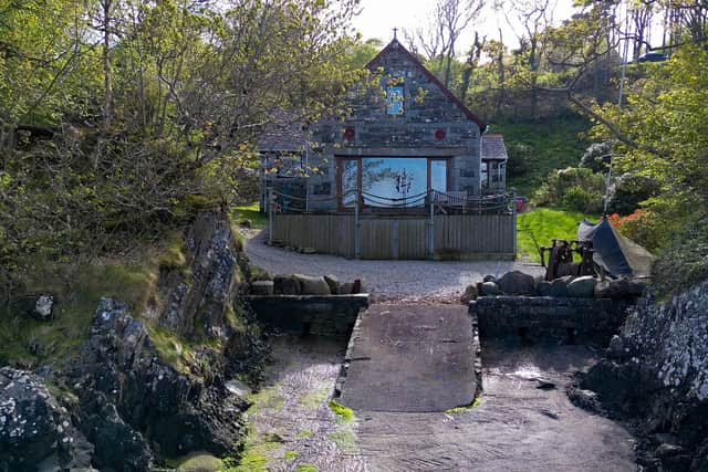 The house has its own slipway