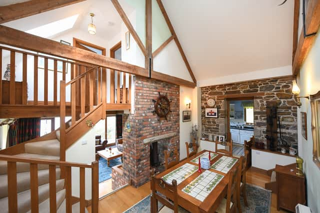 The stunning interior of the Old Life Boat Station.