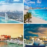 Some of the February hotspots you can fly to direct from Scotland.