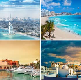 Some of the February hotspots you can fly to direct from Scotland.
