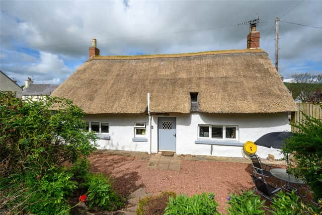 The back of the cottage