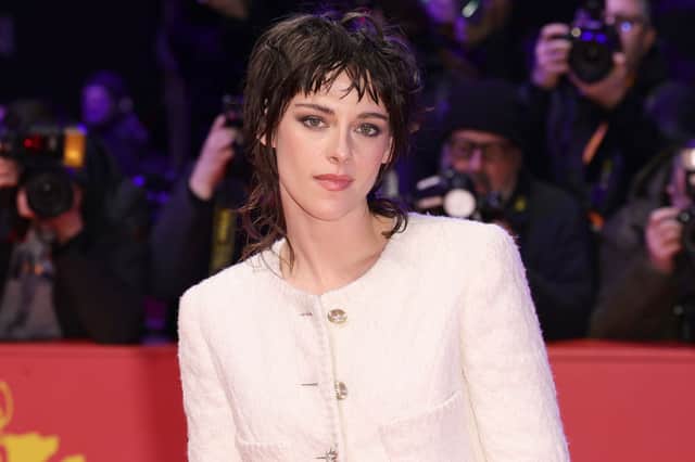 Kristen Stewart at the Berlin Film Festival promoting new film Love Lies Bleeding.