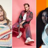 From left, Sam Ryder, Olly Murs and Beverley Knight will be playing at CarFest this summer