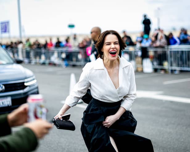 Emily Hampshire is in Glasgow this week ahead of the world premiere of her new film 'Mom'.
