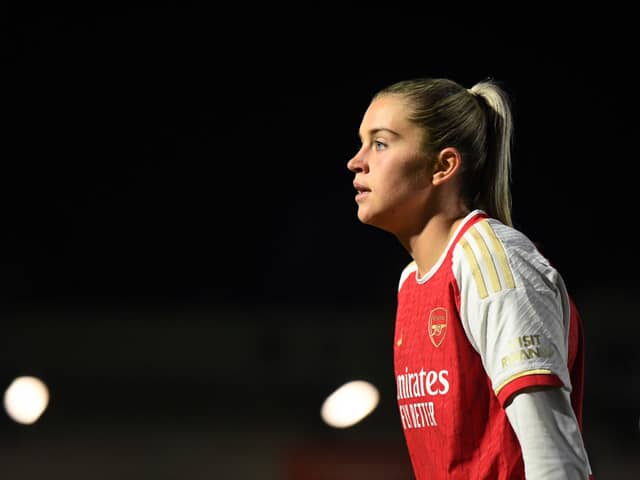 Which WSL player has the highest rated transfer value in 2024? Cr. Arsenal FC via Getty Images