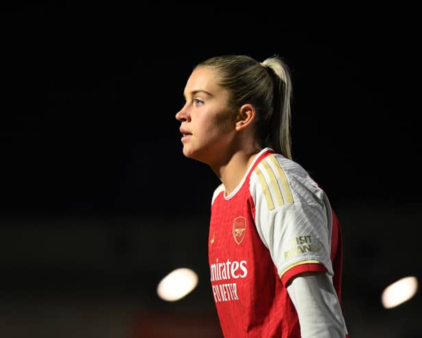 Which WSL player has the highest rated transfer value in 2024? Cr. Arsenal FC via Getty Images