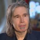 Del Amitri lead singer Justin Currie being interviewed on the BBC 1 current affairs programme, Sunday With Laura Kuenssberg. Picture: BBC One/PA Wire