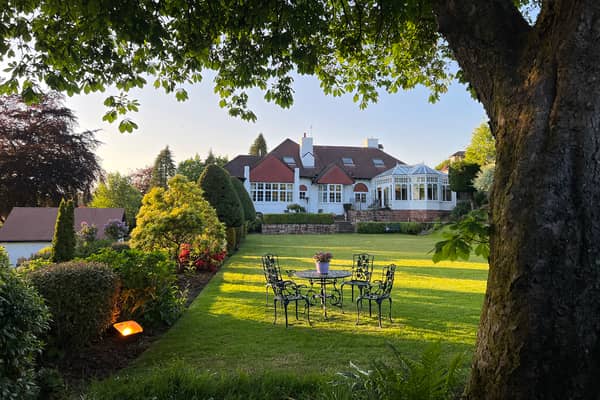 The five-bedroom detached villa dates back to 1912 and has only had four owners, the most recent being Janice and Tom Wallace, who have enjoyed raising their daughter and two sons there after buying the home in 2001.
“We fell in love with the location, just a five- minute walk from the train station, the village and the countryside,” Janice recalls.
“It was a well used family home that is full of character.”