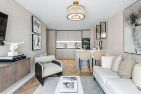 Interior showhome at Plot 3 at Kelvin Properties 67 St Bernards development in Edinburgh. Image: Chris Humphries