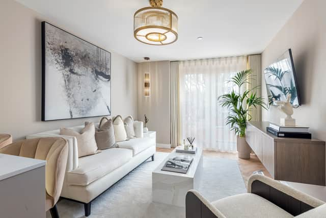 Interior showhome at Plot 3 at Kelvin Properties 67 St Bernards development in Edinburgh. Image: Chris Humphries