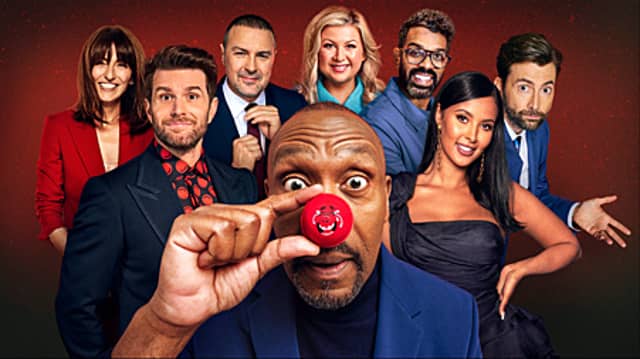 The presenting team for Comic Relief 2024.