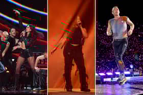Dua Lipa, Sza and Coldplay will headline Glastonbury 2024. Images: Getty