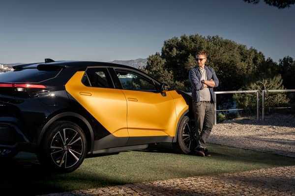 Scotsman writer Steven Chisholm takes a break from driving the Toyota C-HR PHEV in Marseilles. Credit Simon Thompson/Toyota